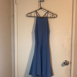 Light blue dress w/ lace on back